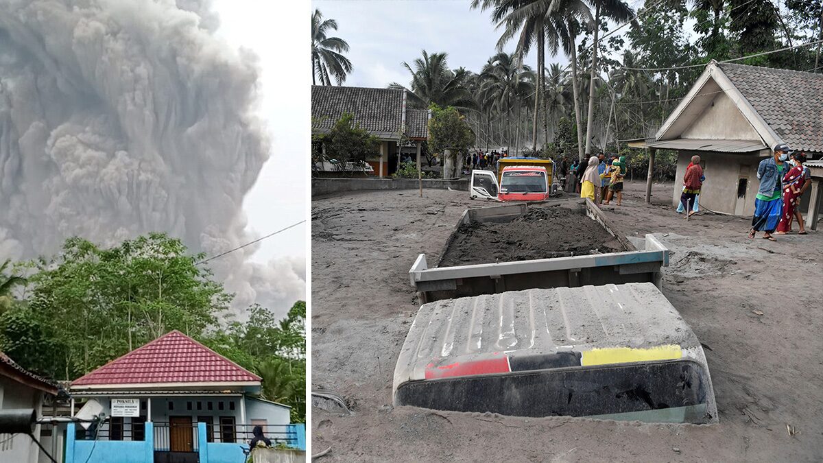 เสียชีวิตเพิ่ม บาดเจ็บพุ่งเกือบร้อยคน ภูเขาไฟ "เซเมรู" อินโดนีเซียระเบิด