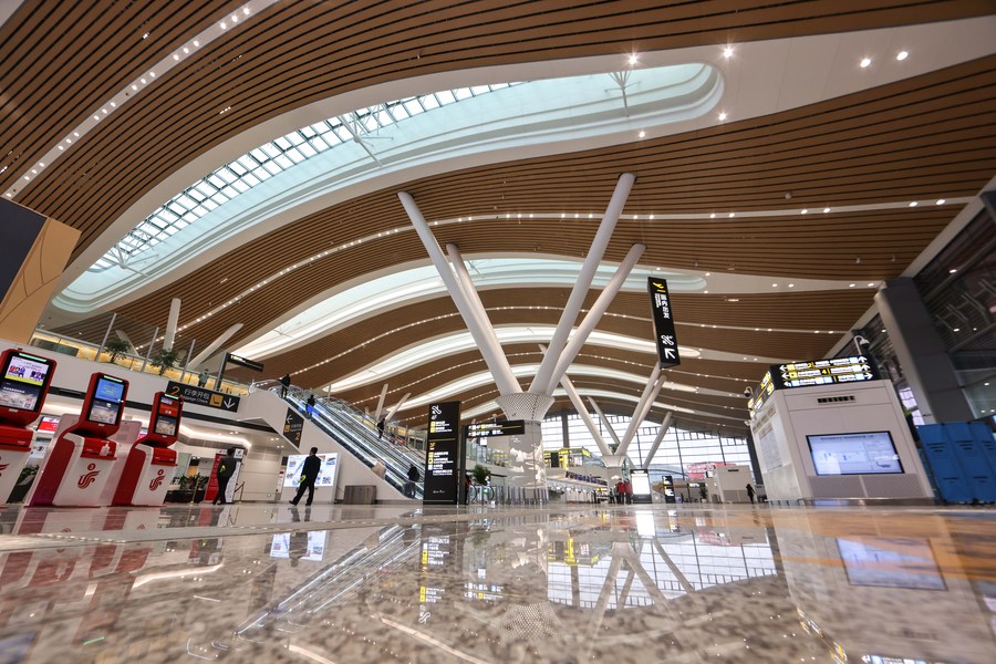 สนามบินกุ้ยหยางเปิด 'อาคารผู้โดยสารหลังใหม่' สวยงามน่าใช้