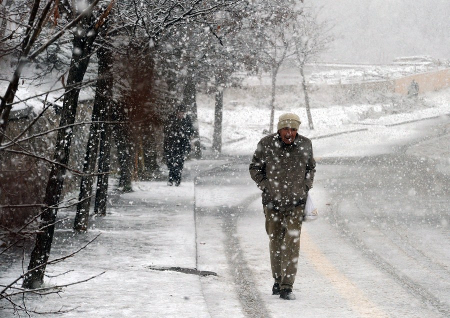เมืองหลวงตุรกีต้อนรับ 'หิมะแรก' ของฤดูหนาวในปีนี้