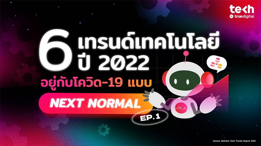 6 เทรนด์เทคโนโลยีปี 2022 อยู่กับโควิด-19 แบบ Next Normal EP.1/2