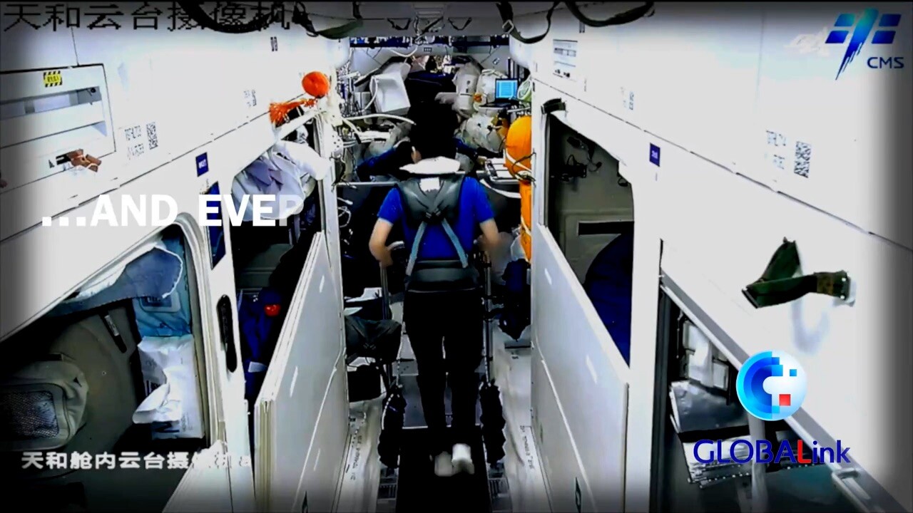 GLOBALink : โมเมนต์น่ารักของ 'นักบินอวกาศจีน' ทำงานหนัก พักผ่อนเต็มที่