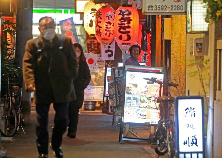 ญี่ปุ่น สั่งร้านอาหาร-บาร์ ปิดเร็วหวังคุมโควิด รัฐจ่ายชดเชยขั้นต่ำวันละ 7,200 บาท