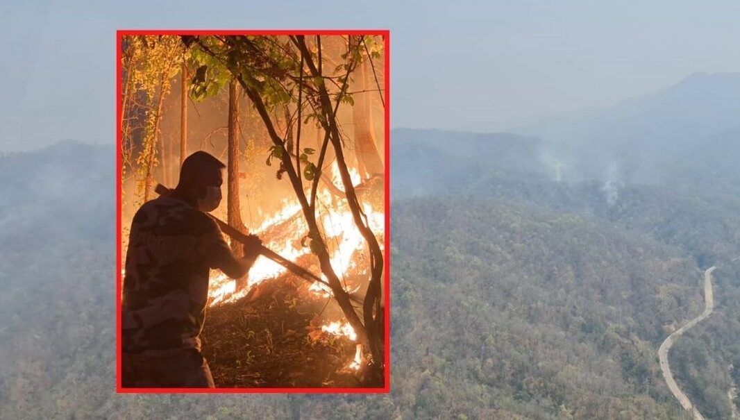 ค่าฝุ่นพิษเกิน บูรณาการดับไฟป่า พบลักเผาถี่ยิบ ป่าสงวนเสียหาย30ไร่