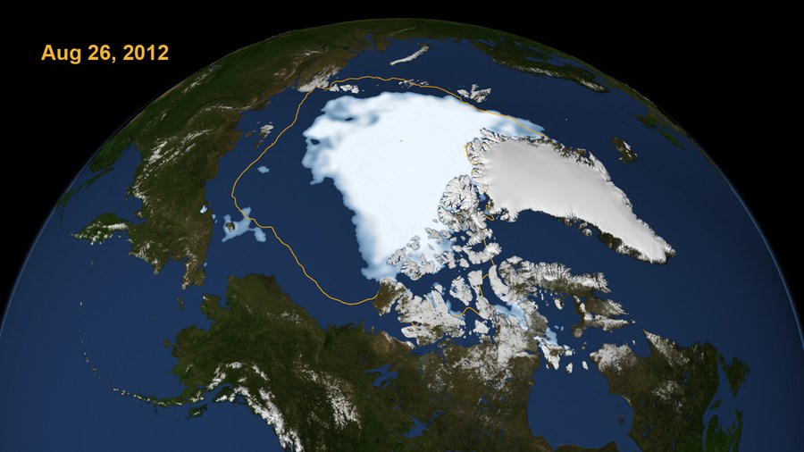 นาซาเผย 'น้ำแข็งทะเลอาร์กติก' ฤดูหนาว 2022 ทำสถิติต่ำสุดอันดับ 10