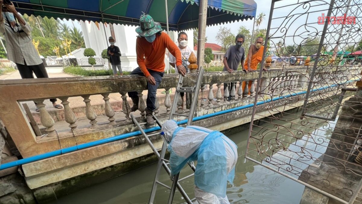 สลด! หลวงตาติดโควิด ลงเล่นน้ำคลองข้างวัด พลาดจมดับ ส่งร่างเผาทันที