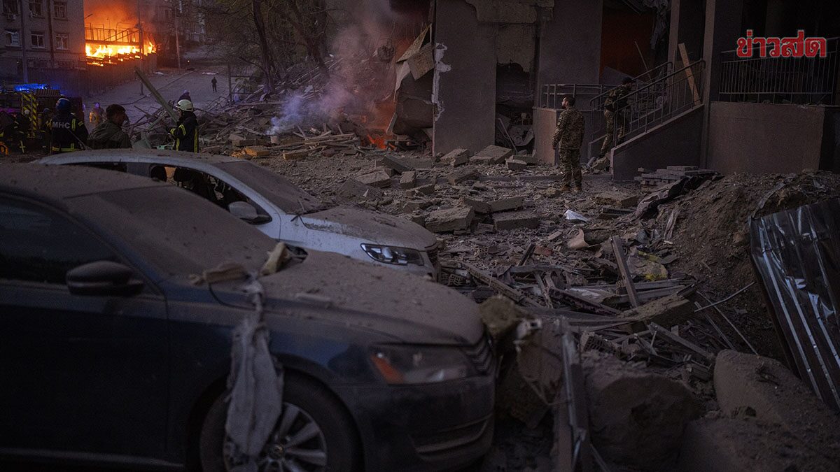 กรุงคีฟ ถูกทิ้งระเบิด ขณะที่เลขาธิการยูเอ็น เยือนเมืองหลวงยูเครน