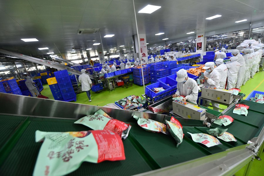 จีนเผยการผลิต-ยอดขาย 'อาหาร' ไตรมาสแรกโตแกร่ง