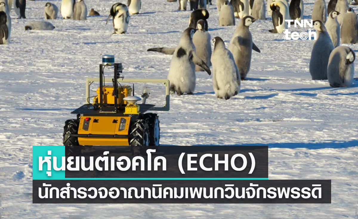 หุ่นยนต์เอคโค (ECHO) นักสำรวจอาณานิคมนกเพนกวินจักรพรรดิในทวีปแอนตาร์กติกา