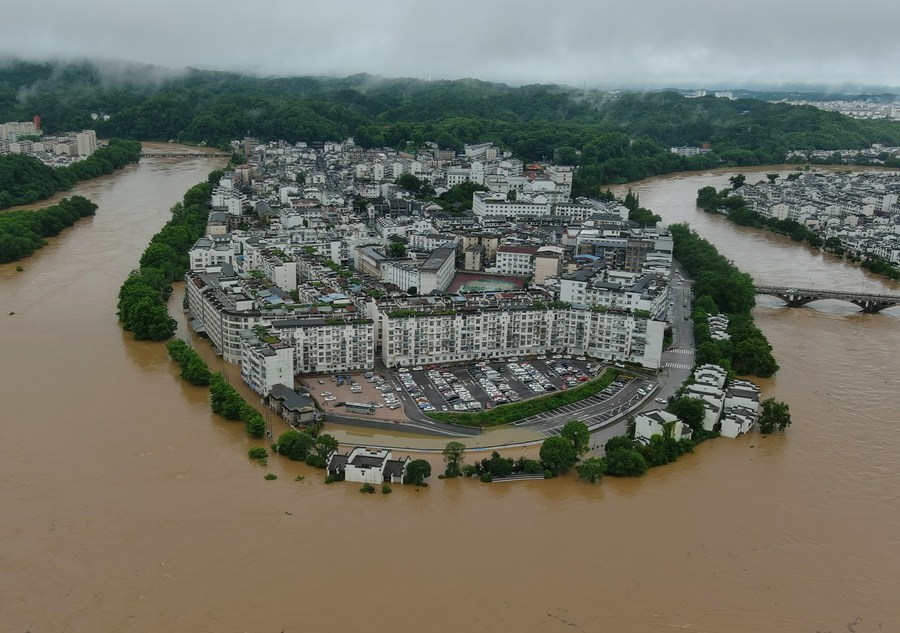 พายุฝนกระทบประชาชน 485,000 ชีวิต ใน 'เจียงซี'