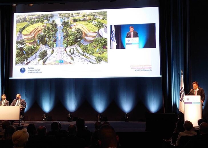 'อนุทิน' ขึ้นเวทีประชุมสมัชชาใหญ่ BIE ปารีส ประกาศไทยพร้อมเป็นเจ้าภาพ Expo 2028 จัดที่ภูเก็ต