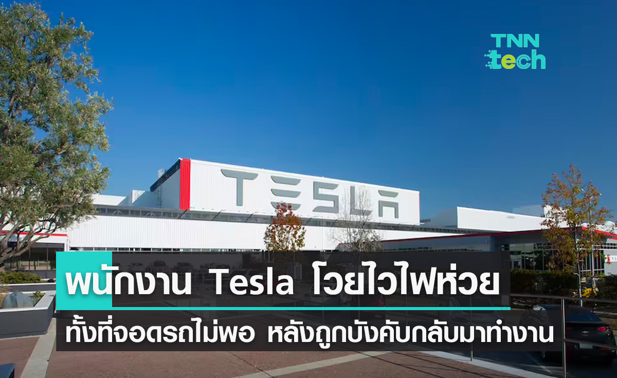 พนักงาน Tesla โวยที่ทำงานไวไฟห่วย ทั้งที่จอดรถไม่พอ หลังต้องกลับมาทำงานออนไซต์