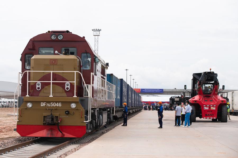 GLOBALink : ลาวเปิดใช้จุดขนถ่ายสินค้า 'รถไฟจีน-ลาว' พร้อมส่งตู้รถไฟสินค้าสู่แหลมฉบัง