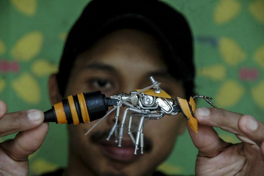 Asia Album : 'หุ่นยนต์แมลง' ทำมือสุดพิเศษ ของเล่นมาแรงในอินโดฯ