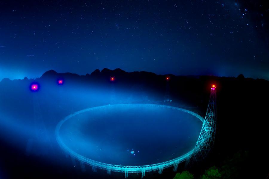 หมู่ดาวประดับฟ้าเหนือ 'ดวงตาจักรวาลจีน' ในกุ้ยโจว