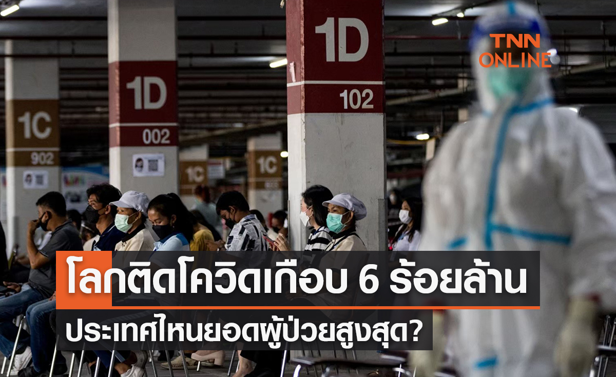 ทั่วโลกติดโควิดเกือบ 6 ร้อยล้านราย ประเทศไหนป่วยสูงสุด?