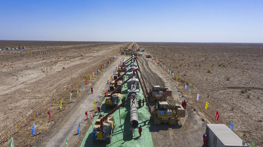 จีนเริ่มสร้างท่อส่ง 'ก๊าซธรรมชาติ' สายใหม่ ยาว 3,340 กิโลเมตร