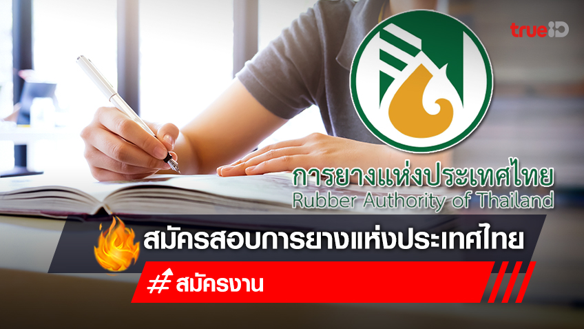 สอบการยางแห่งประเทศไทย 65 สมัครงานรัฐวิสาหกิจ กยท. เปิดรับพนักงานการยาง 206 อัตรา