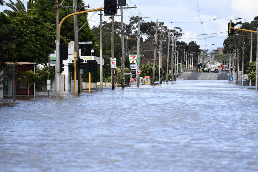 รัฐในออสเตรเลียอ่วม 'น้ำท่วม' บ้านเรือน เสี่ยงถูกตัดขาดนับหมื่น