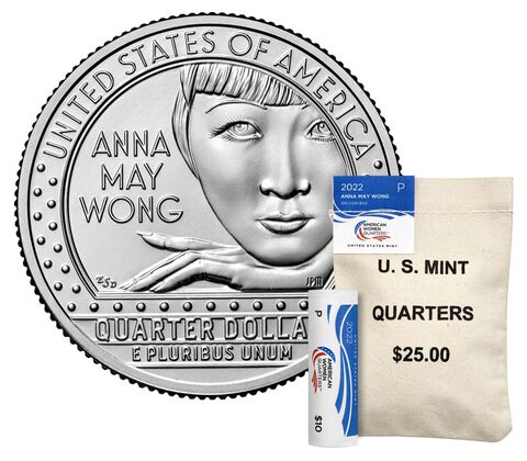 'แอนนา เมย์ หว่อง' ขึ้นแท่นชาวอเมริกันเชื้อสายเอเชียคนแรก ปรากฎบนเหรียญสหรัฐฯ