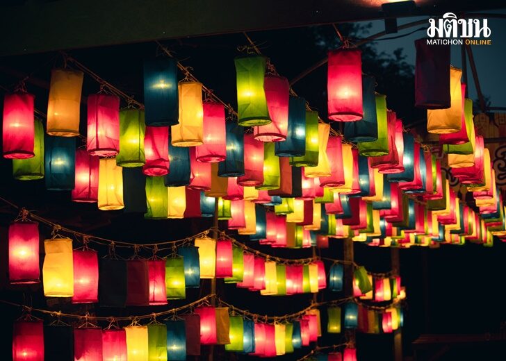 “ยี่เป็งตราด” หนึ่งเดียวภาคตะวันออก โคมไฟกว่า 3 พันดวง ต้อนรับลอยกระทง