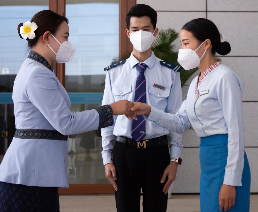 ลาวจัดแข่งทักษะวิชาชีพ 'พนักงานรถไฟจีน-ลาว' ครั้งแรก