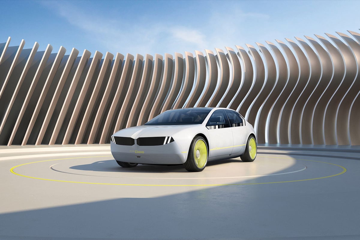 BMW i Vision Dee รถที่สื่อสารกับคนได้ เปลี่ยนสีได้ 32 สี ในงาน CES 2023