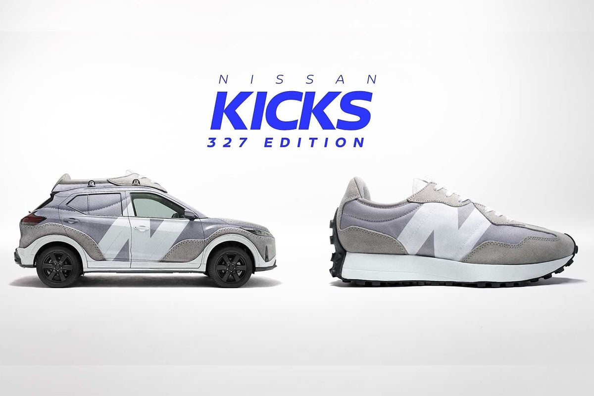 Nissan Kicks 327 Edition ที่ได้แรงบันดาลใจจากสนีกเกอร์ New Balance 327