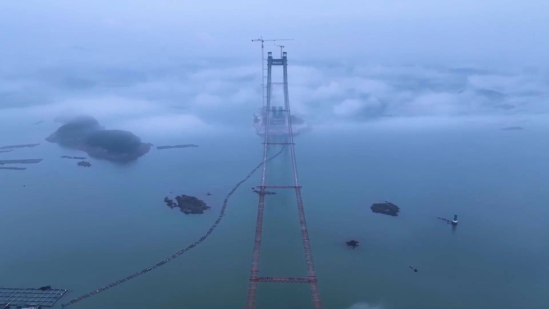 ส่องงานสร้าง 'สะพานข้ามทะเล' ยักษ์ใหญ่ในกว่างซี
