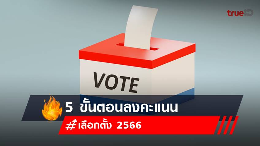 5 ขั้นตอนการเลือกตั้ง 2566 ที่เลือกตั้งกลาง คนแก่-คนพิการ ญาติรีบเช็ค!