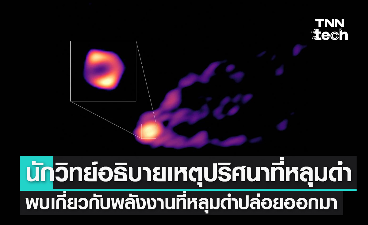 นักวิทย์อธิบายเหตุการณ์ปริศนาจากภาพถ่ายหลุมดำ พบเกี่ยวพันกับไอพ่นของพลังงานที่หลุมดำปล่อยมา