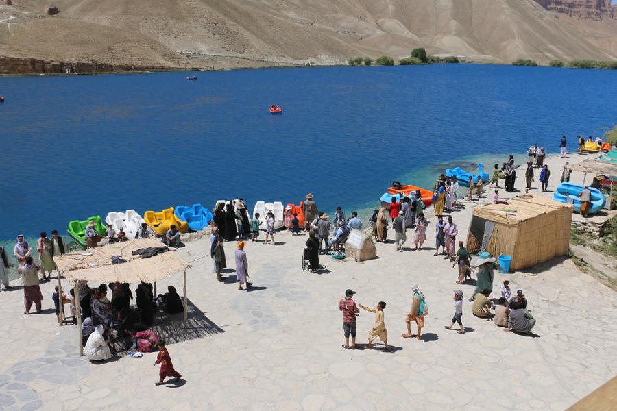 ทิวทัศน์ 'แบนเดแอมีร์' จุดเชื่อมทะเลสาบ 6 แห่งในอัฟกาฯ