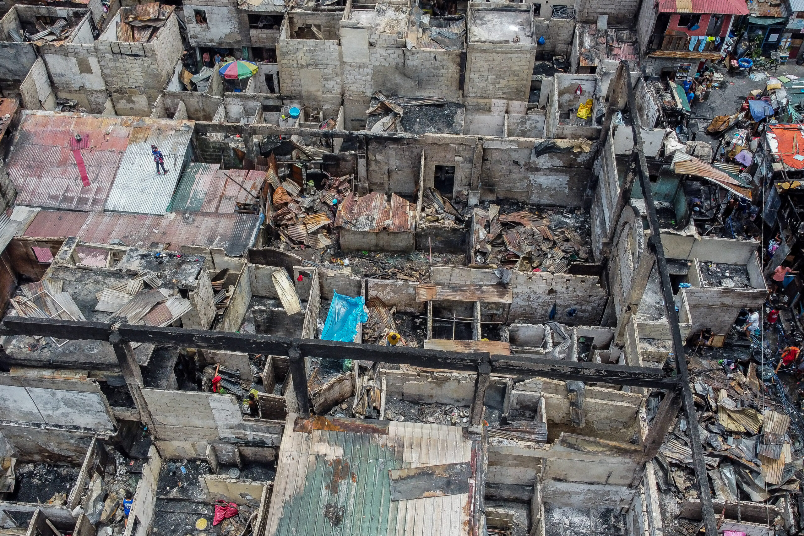 ผลพวงความเสียหายเหตุ 'ไฟไหม้สลัม' ในฟิลิปปินส์