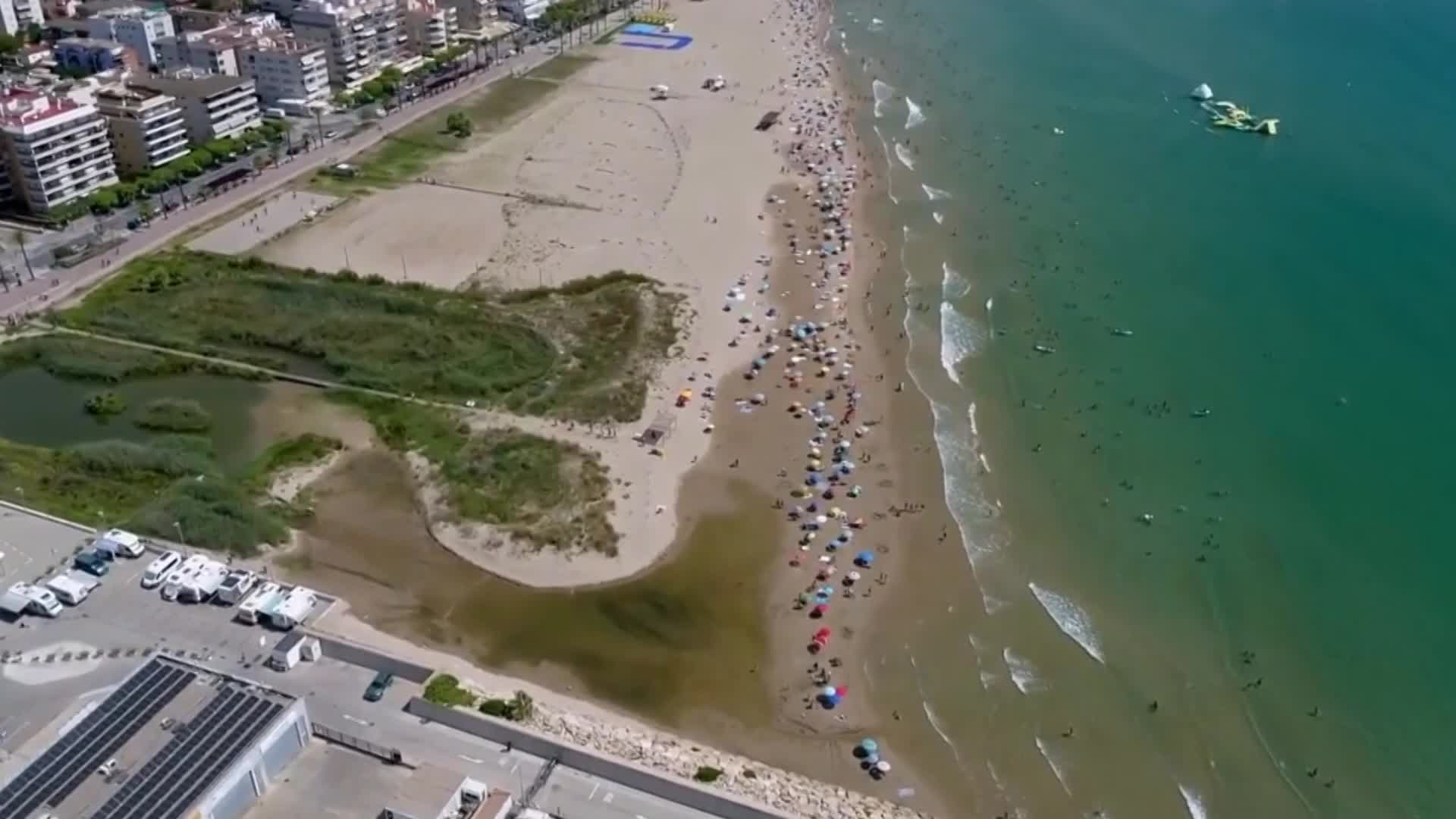 สเปนใช้ 'โดรน' ช่วยพิทักษ์ชายหาดจากการเปลี่ยนแปลงสภาพภูมิอากาศ