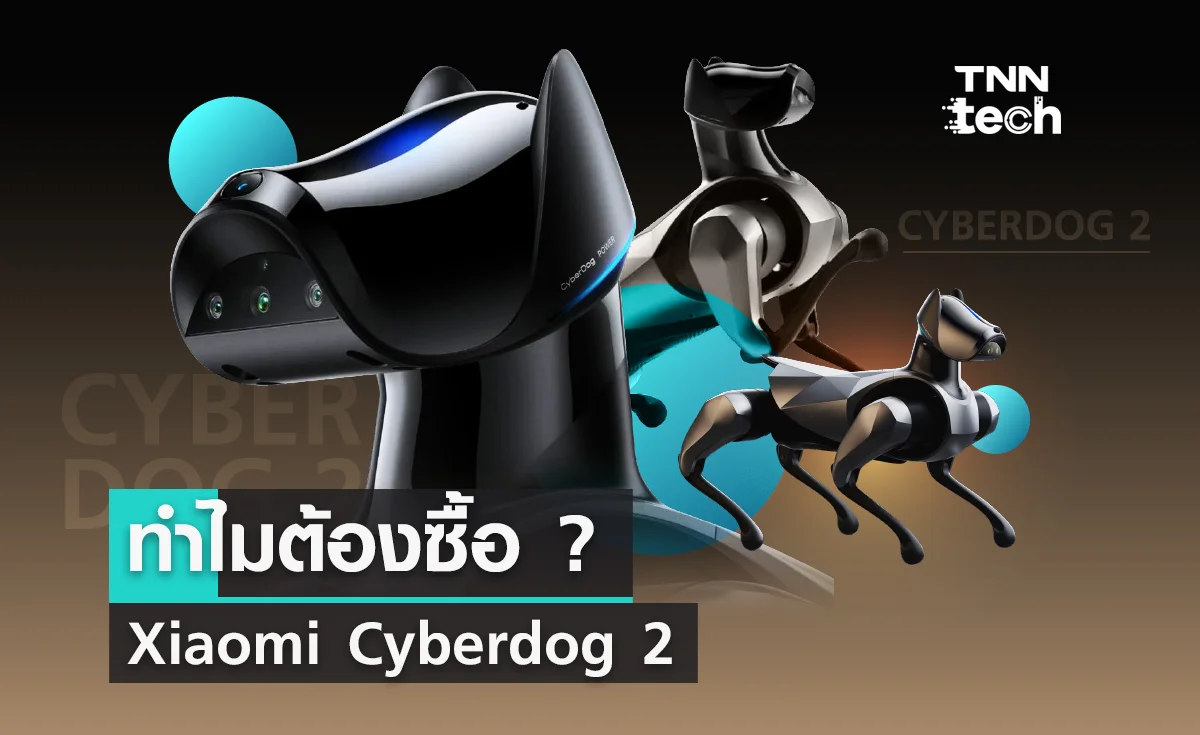 ทำไมต้องซื้อ ?  Xiaomi Cyberdog 2 ราคา 60,000 บาท