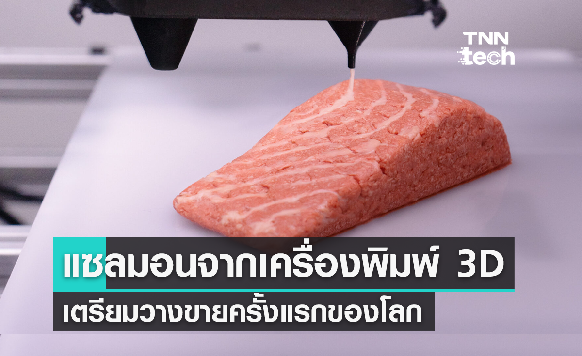 เนื้อปลาแซลมอนจากเครื่องพิมพ์ 3 มิติ เตรียมวางขายครั้งแรกของโลก