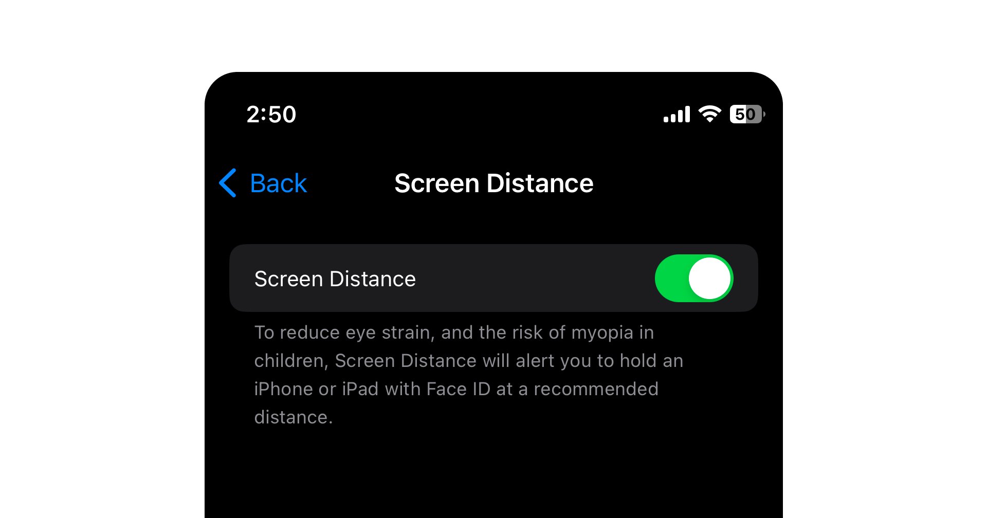 สอนเปิดฟีเจอร์ ‘Screen Distance’ ใน iOS 17 ช่วยลดสายตาเสียได้นะ