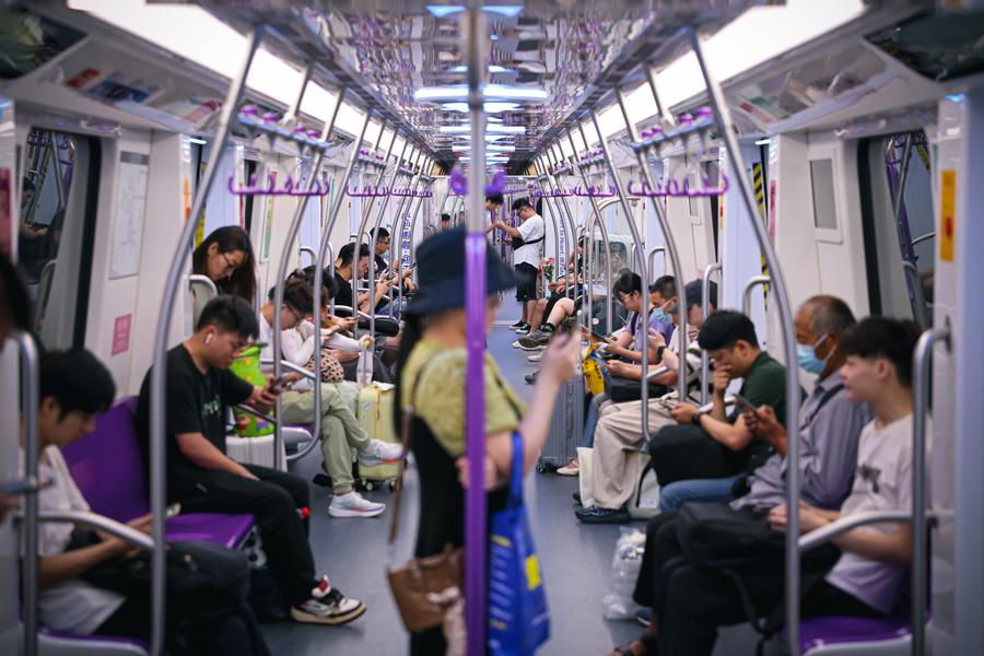 ผู้โดยสารระบบขนส่งสาธารณะในเขตเมืองของจีนเพิ่ม 16.7% ในสามไตรมาส