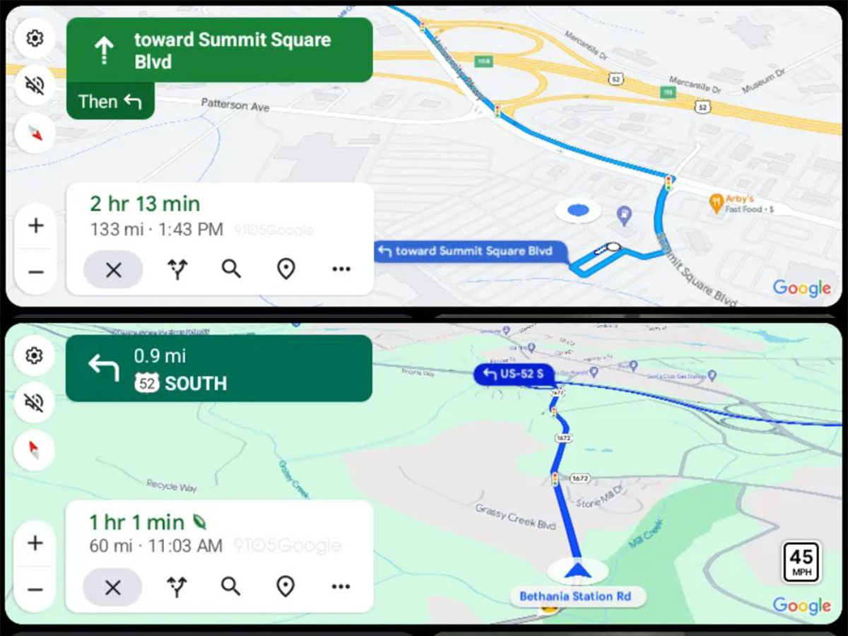 Google Maps สำหรับ Android Auto จะได้รับอัปเดตเปลี่ยนธีมสีแผนที่ใหม่ด้วย!