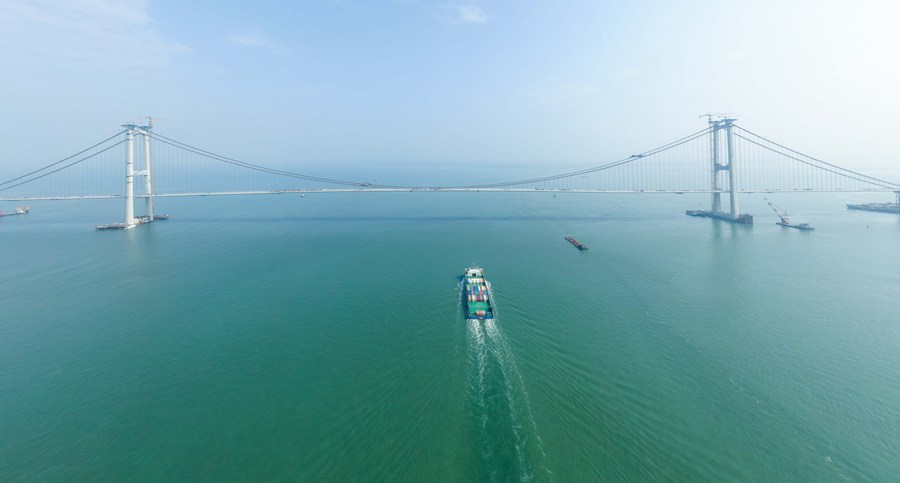 จีนเผยโครงการ 'ทางหลวงข้ามทะเล' แห่งใหม่ คืบหน้าใกล้เสร็จสิ้น