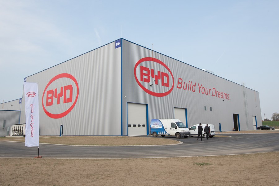 บีวายดีเตรียมสร้าง 'โรงงาน NEV' แห่งใหม่ในฮังการี
