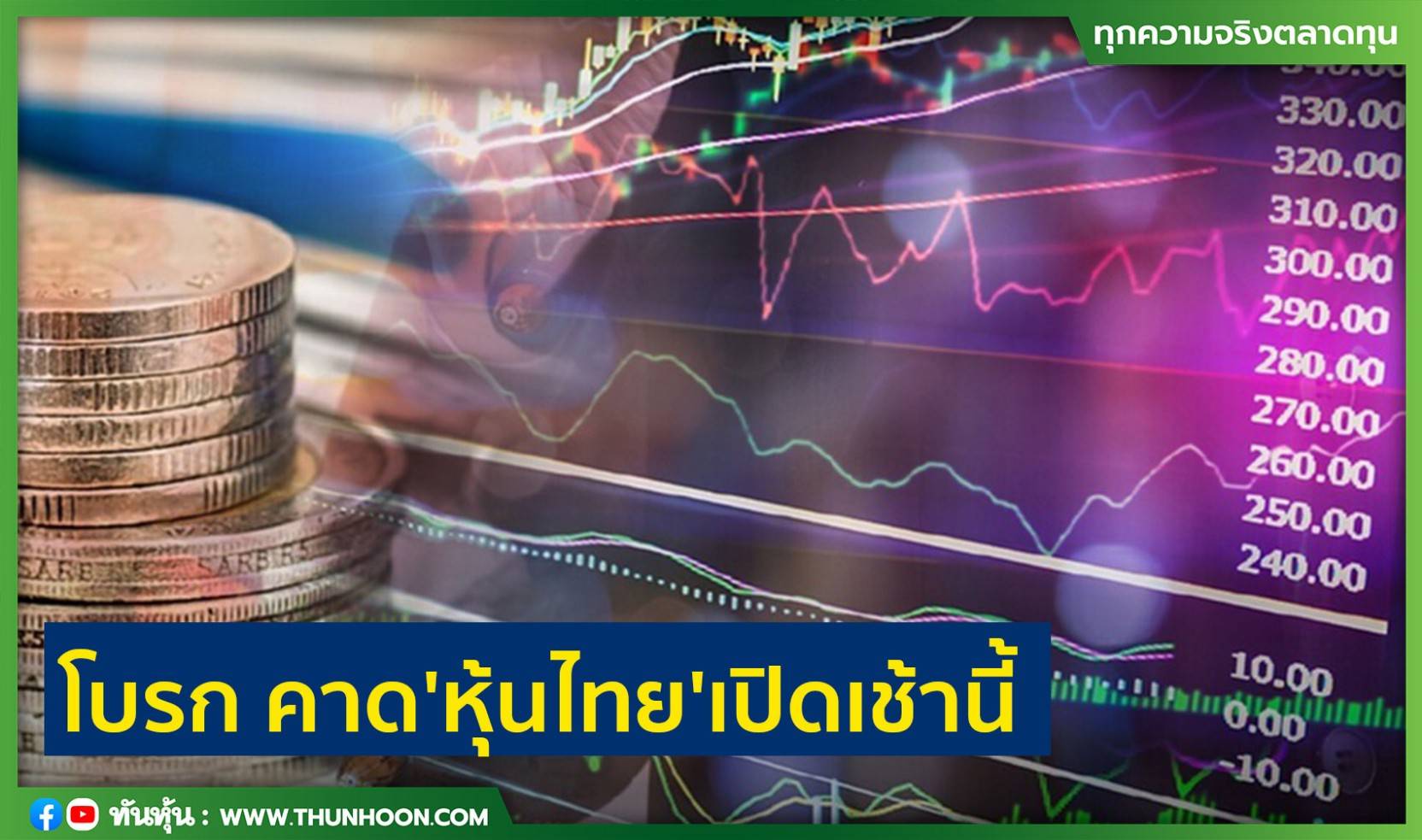 โบรกคาด'หุ้นไทย'วันนี้ (9 เม.ย.67)ไซด์เวย์1,365-1,385จุด เหตุขาดปัจจัยใหม่หนุน