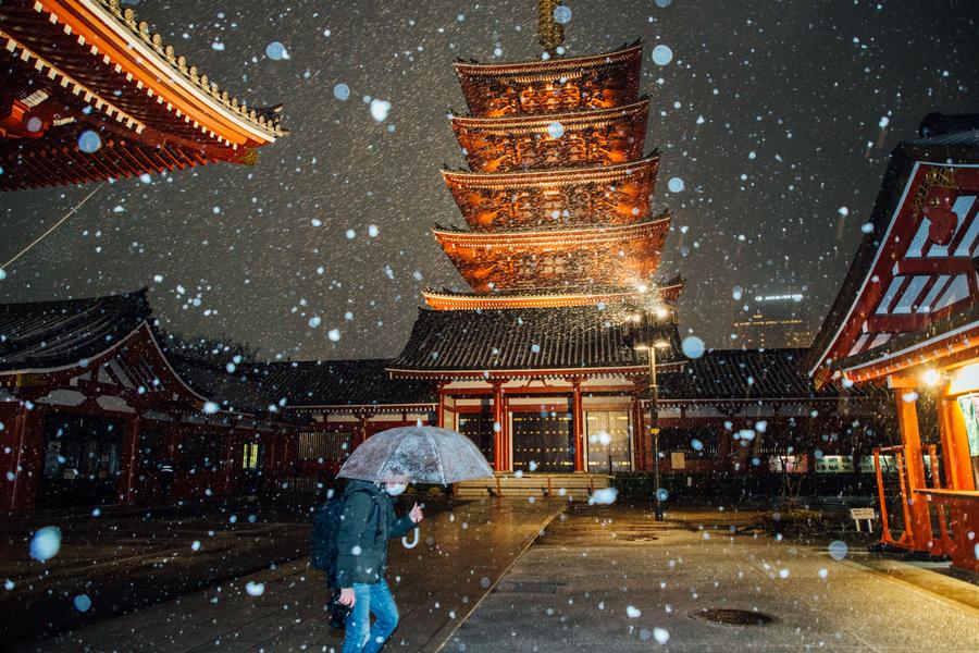 ญี่ปุ่นเฝ้าเตือนสภาพอากาศ 'ลมแรง คลื่นสูง หิมะตกหนัก' ทั่วประเทศ