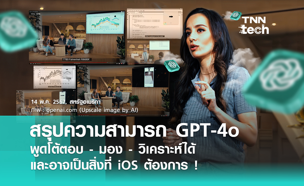 ความสามารถ GPT-4o จาก OpenAI อาจจะเป็นสิ่งที่ iOS ต้องการ !