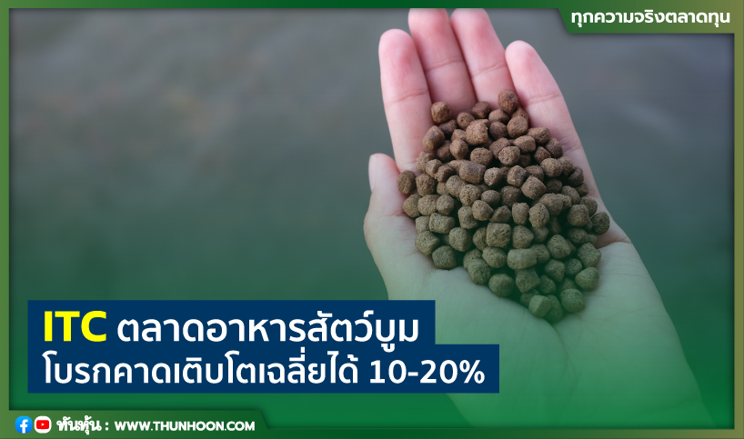 ITC ตลาดอาหารสัตว์บูม โบรกคาดเติบโตเฉลี่ยได้ 10-20%