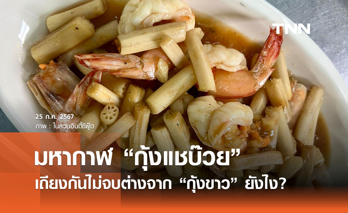 เถียงไม่จบ! มหากาฬ “กุ้งแชบ๊วยผัดไหลบัว” ต่างจากกุ้งขาวอย่างไร? ล่าสุดมีคำตอบแล้ว