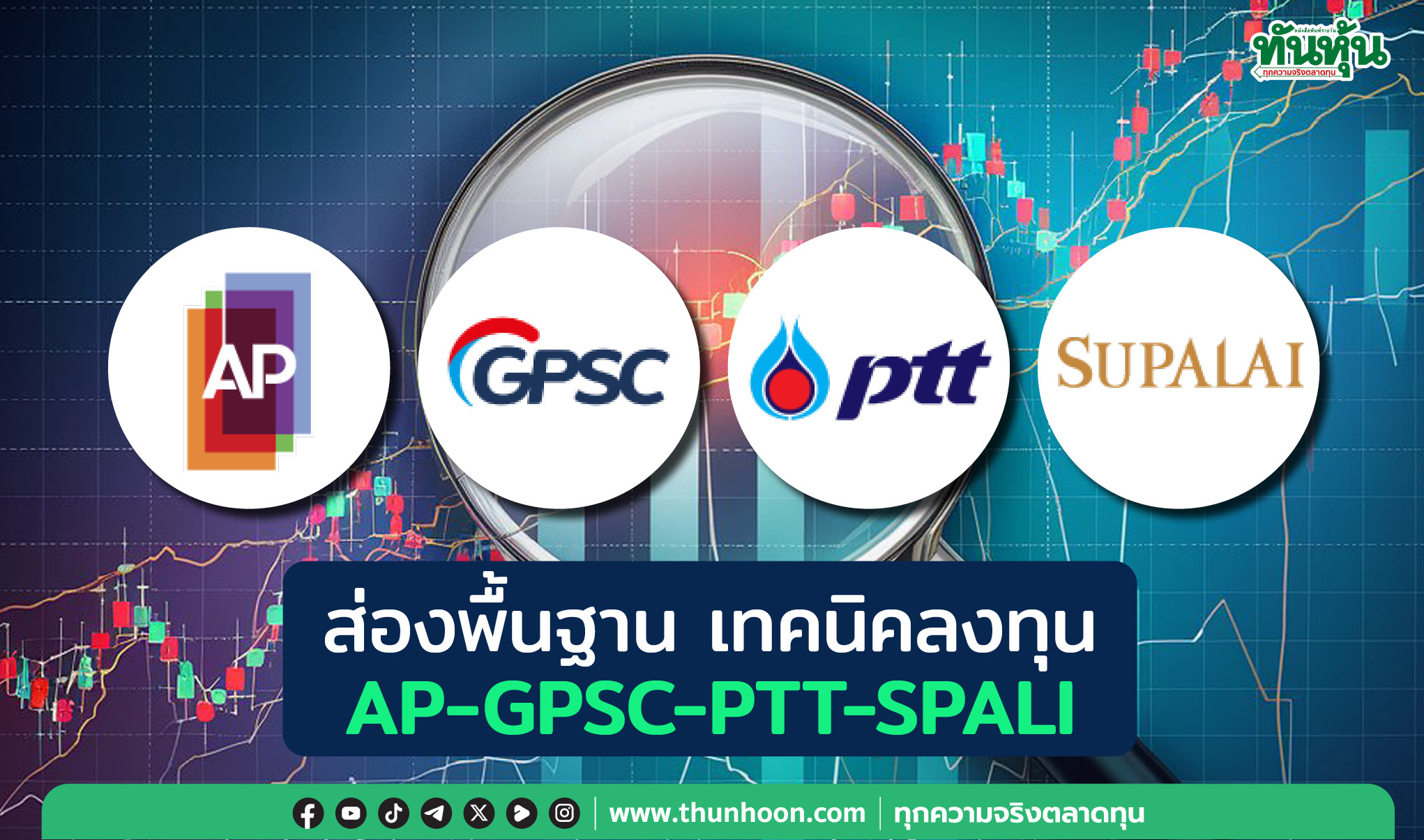 ส่องพื้นฐาน เทคนิคลงทุน AP-GPSC-PTT-SPALI