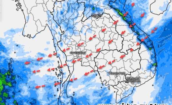 คาดการณ์อากาศ 7 วัน ไทยตอนบนอากาศเย็น-ลมแรง ภาคใต้มีฝนฟ้าคะนองบางพื้นที่ คาดการณ์อากาศ 7 วัน ไทยตอนบนอากาศเย็น-ลมแรง ภาคใต้มีฝนฟ้าคะนองบางพื้นที่