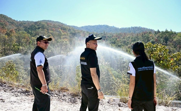 กรมทรัพยากรน้ำ เดินหน้าป่าเปียก สู้ฝุ่น PM2.5