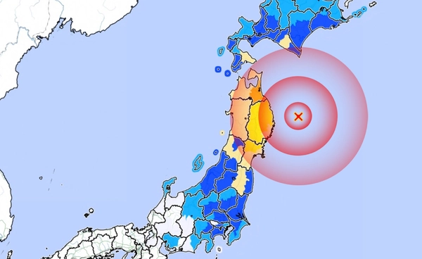 “ญี่ปุ่น” แผ่นดินไหวรุนแรงขนาด 7.5 เตือนภัยสึนามิขนาดใหญ่สูงกว่า 3 เมตร