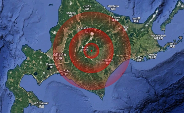 “ญี่ปุ่น” สะเทือนอีก! แผ่นดินไหวฮอกไกโดขนาด 6.1